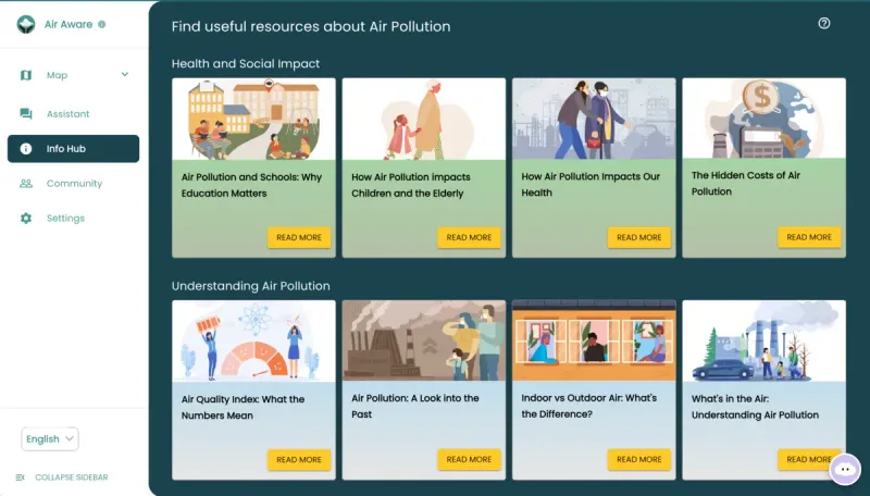 Air Aware information hub